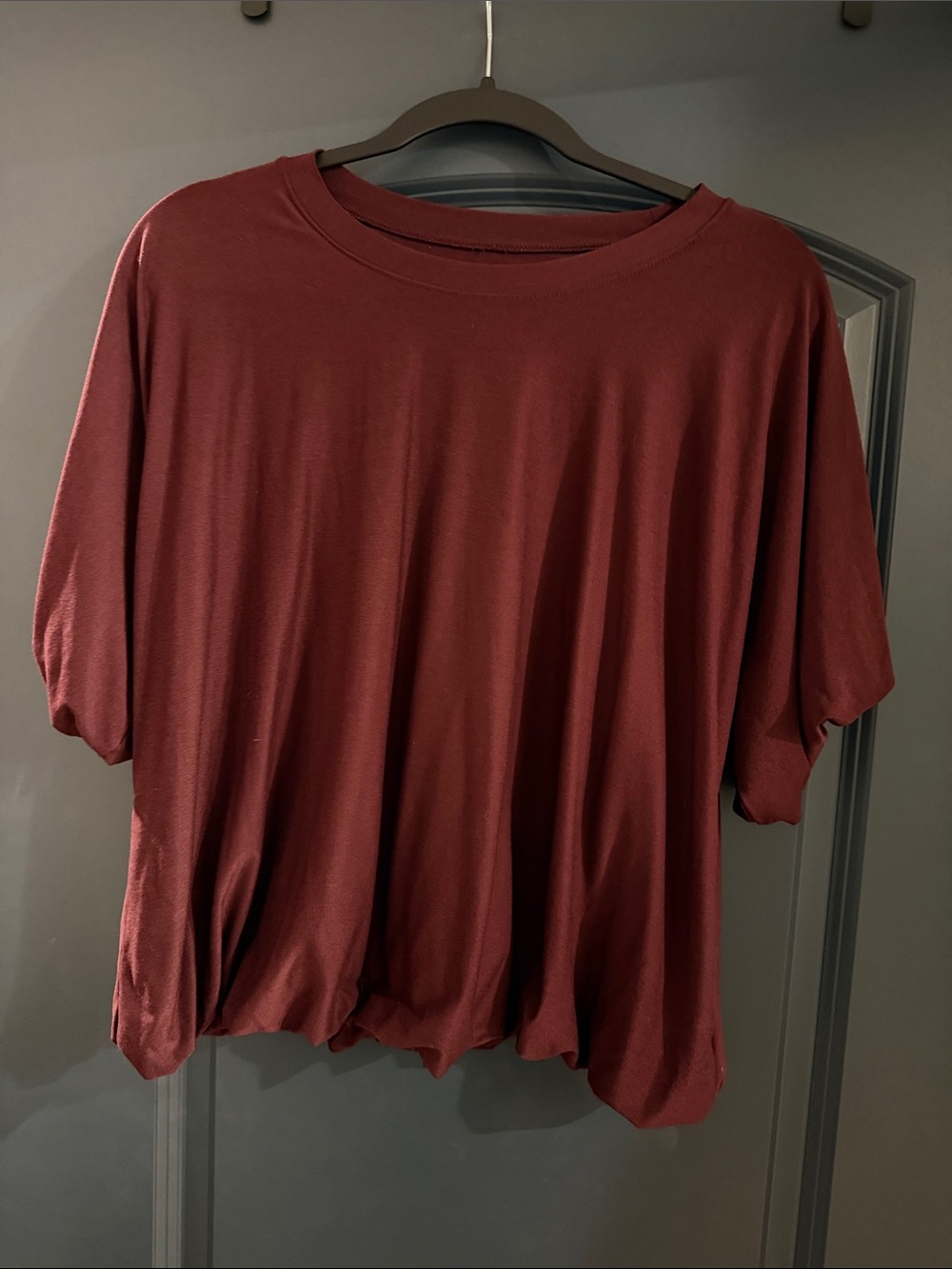 Old Navy Short Sleeve Crewneck Top - Burgundy
